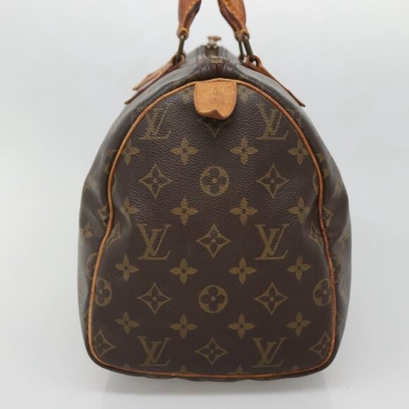 LOUIS VUITTON Monogram Speedy 30 Hand Bag - Picture 4 of 15